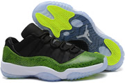 Jordan 11 Low Black/Green